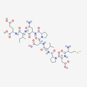 molecular formula C43H68N10O17S B3028398 H-Met-asp-pro-val-asp-pro-asn-ile-glu-OH CAS No. 200203-20-9