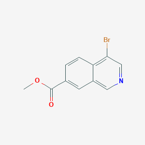 molecular formula C11H8BrNO2 B3028404 Methyl 4-bromoisoquinoline-7-carboxylate CAS No. 2007916-56-3