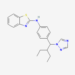 molecular formula C21H23N5S B3028408 Talarozole CAS No. 201410-66-4
