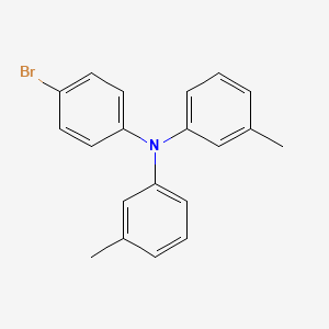 molecular formula C20H18BrN B3028419 N-(4-Bromophenyl)-3-methyl-N-(m-tolyl)aniline CAS No. 203710-89-8