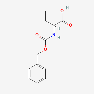 molecular formula C12H15NO4 B3028420 2-(Benzyloxycarbonylamino)butyric acid CAS No. 20395-87-3