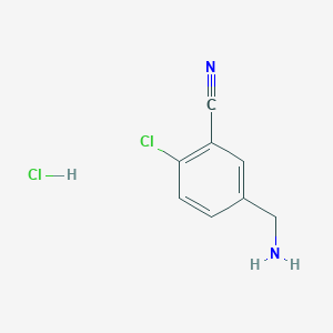 5-(Aminomethyl)-2-chlorobenzonitrile hydrochloride