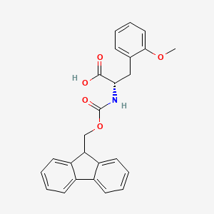 molecular formula C25H23NO5 B3028434 Fmoc-2-甲氧基-L-苯丙氨酸 CAS No. 206060-41-5