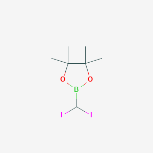molecular formula C7H13BI2O2 B3028443 2-(Diiodomethyl)-4,4,5,5-tetramethyl-1,3,2-dioxaborolane CAS No. 2066512-27-2