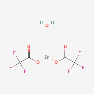 molecular formula C4H2F6O5Zn B3028453 三氟乙酸锌水合物 CAS No. 207801-31-8