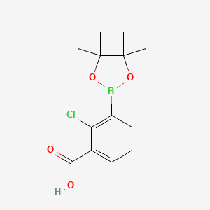 2-Chloro-3-(4,4,5,5-tetramethyl-1,3,2-dioxaborolan-2-yl)benzoic acid