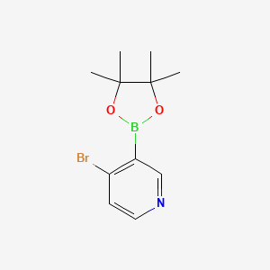 molecular formula C11H15BBrNO2 B3028465 4-溴吡啶-3-硼酸二茂螺环戊酯 CAS No. 2096334-82-4