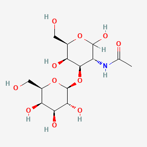 molecular formula C14H25NO11 B3028468 beta-D-Galp-(1->3)-D-GalpNAc CAS No. 20972-29-6