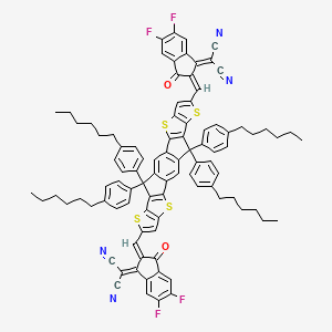 molecular formula C94H78F4N4O2S4 B3028472 Schembl21173355 CAS No. 2097998-59-7