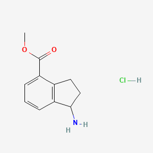 Methyl 1-amino-2,3-dihydro-1H-indene-4-carboxylate hydrochloride