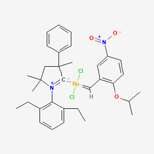 molecular formula C33H40Cl2N2O3Ru B3028477 UltraNitroCat CAS No. 2106819-64-9