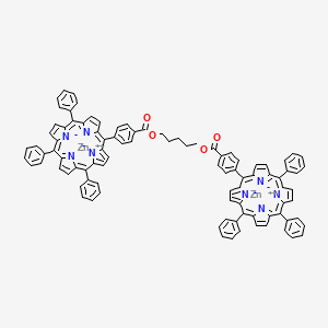 molecular formula C95H64N8O4Zn2 B3028478 Pentamethylene Bis[4-(10,15,20-triphenylporphin-5-yl)benzoate]dizinc(II) CAS No. 210769-64-5