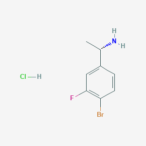 (S)-1-(4-Bromo-3-fluorophenyl)ethanamine hydrochloride