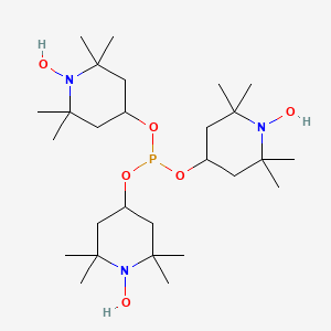 molecular formula C27H54N3O6P B3028492 三(1-羟基-2,2,6,6-四甲基哌啶-4-基)亚磷酸酯 CAS No. 2122-49-8