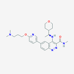 molecular formula C27H36N6O3 B3028500 ATM Inhibitor-1 CAS No. 2135639-94-8