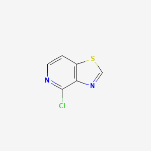 molecular formula C6H3ClN2S B3028505 4-Chlorothiazolo[4,5-C]pyridine CAS No. 214045-74-6