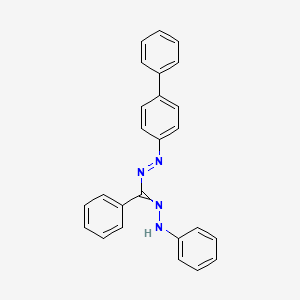 molecular formula C25H20N4 B3028511 3,5-Diphenyl-1-(4-biphenylyl)formazan CAS No. 21520-85-4