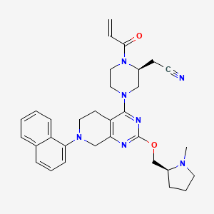molecular formula C32H37N7O2 B3028515 KRAS G12C inhibitor 5 CAS No. 2158297-63-1
