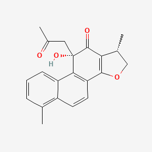 (1S,10S)-10-Hydroxy-1,6-dimethyl-10-(2-oxopropyl)-1,2-dihydronaphtho[1,2-g][1]benzofuran-11-one
