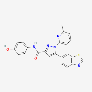 molecular formula C23H17N5O2S B3028521 Tgfbr1-IN-1 CAS No. 2170830-26-7
