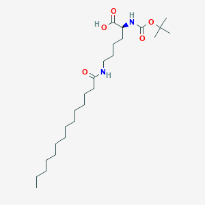Nalpha-boc-nepsilon-tetradecanoyl-l-lysineboc-lys(myr)-oh