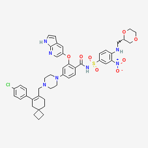 molecular formula C45H48ClN7O8S B3028529 Bcl-2/Bcl-xl 抑制剂 1 CAS No. 2180923-05-9