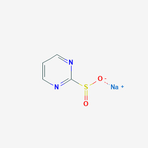 molecular formula C4H3N2NaO2S B3028532 Sodium pyrimidine-2-sulfinate CAS No. 2188151-68-8