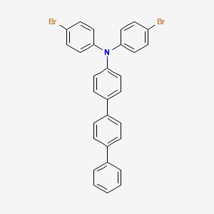 molecular formula C30H21Br2N B3028546 Bis-(4-bromo-phenyl)-[1,1';4',1'']terphenyl-4-yl-amine CAS No. 2205054-16-4