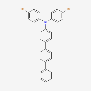 molecular formula C30H21Br2N B3028546 N,N-bis(4-bromophenyl)-4-(4-phenylphenyl)aniline CAS No. 2205054-16-4