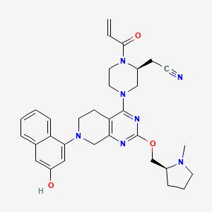 molecular formula C32H37N7O3 B3028548 KRas G12C inhibitor 2 CAS No. 2206735-61-5