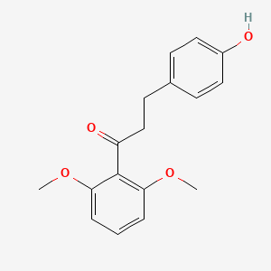 1-(2,6-Dimethoxyphenyl)-3-(4-hydroxyphenyl)propan-1-one