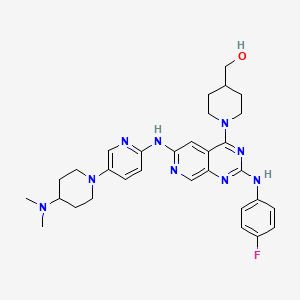 molecular formula C31H38FN9O B3028556 mutant EGFR inhibitor B30 CAS No. 2225887-26-1