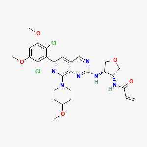 molecular formula C28H32Cl2N6O5 B3028561 Fgfr4-IN-4 CAS No. 2230973-67-6