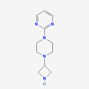 B3028563 2-(4-(Azetidin-3-yl)piperazin-1-yl)pyrimidine CAS No. 223382-10-3