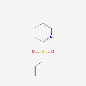 molecular formula C9H11NO2S B3028572 2-(Allylsulfonyl)-5-methylpyridine CAS No. 2249891-88-9