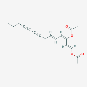 Tetradeca-1,3,5-trien-8,10-diyne-1,3-diyl diacetate
