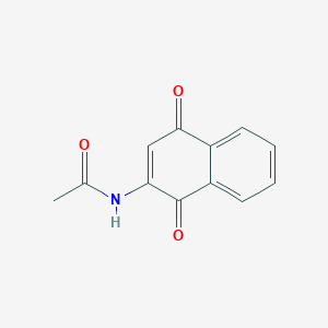 molecular formula C12H9NO3 B3028591 n-(1,4-Dioxo-1,4-dihydronaphthalen-2-yl)acetamide CAS No. 2348-74-5