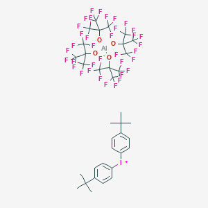 molecular formula C36H26AlF36IO4 B3028592 四(非氟叔丁氧基)铝酸四[4-(叔丁基)苯基]碘 CAS No. 2350272-68-1