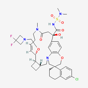 molecular formula C40H52ClF2N5O7S B3028597 Mcl-1 inhibitor 3 CAS No. 2376774-73-9