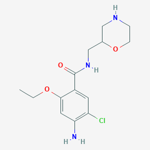 B030286 4-amino-5-chloro-2-ethoxy-N-(morpholin-2-ylmethyl)benzamide CAS No. 152013-26-8