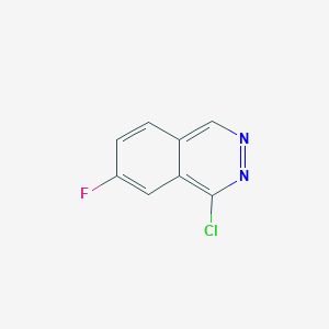 molecular formula C8H4ClFN2 B3028603 1-氯-7-氟酞嗪 CAS No. 23928-56-5