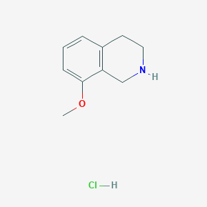 molecular formula C10H14ClNO B3028623 8-甲氧基-1,2,3,4-四氢异喹啉盐酸盐 CAS No. 24693-40-1