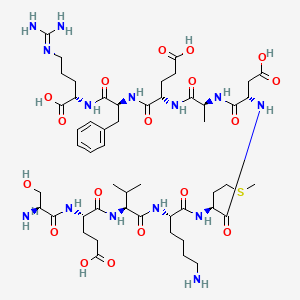 H-Ser-Glu-Val-Lys-Met-Asp-Ala-Glu-Phe-Arg-OH