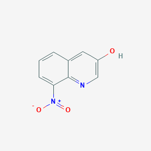 molecular formula C9H6N2O3 B3028645 8-硝基喹啉-3-醇 CAS No. 25369-37-3