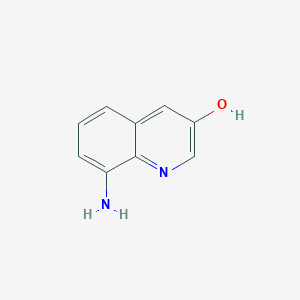 molecular formula C9H8N2O B3028646 8-Aminoquinolin-3-ol CAS No. 25369-38-4