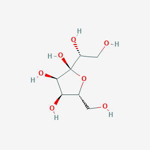 molecular formula C7H14O7 B3028653 alpha-d-Altro-3-heptulofuranose CAS No. 25545-06-6