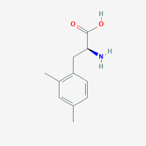 molecular formula C11H15NO2 B3028658 (S)-2-氨基-3-(2,4-二甲苯基)丙酸 CAS No. 259726-56-2