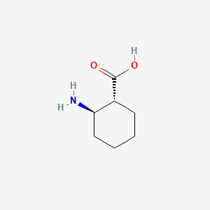 molecular formula C7H13NO2 B3028676 (1R,2R)-2-Aminocyclohexanecarboxylic Acid CAS No. 26685-83-6