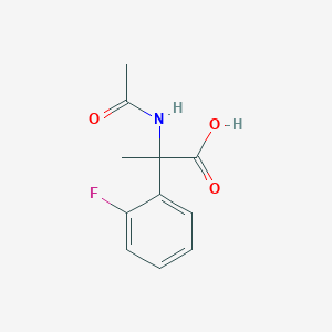 (R)-2-Acetamido-2-(2-fluorophenyl)propanoic acid