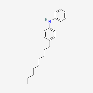 molecular formula C21H29N B3028685 ar-Nonyldiphenylamine CAS No. 27177-41-9